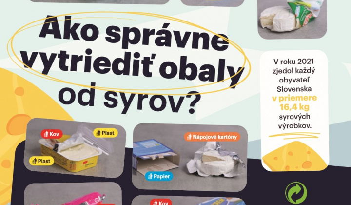 Aktuality / ako správne triediť obaly od syrov - foto