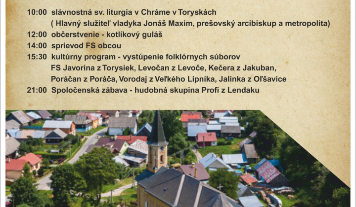 Aktuality / Oslavy 740. výročia prvej písomnej zmienky o obci a 50. výročia založenia FS Javorina - foto