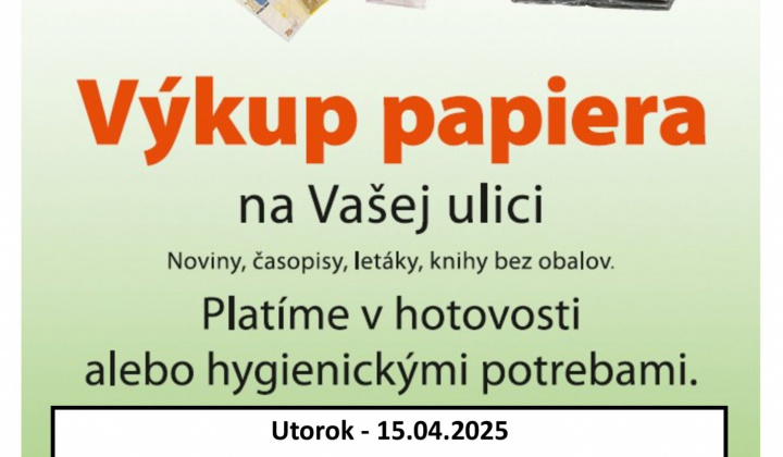 Aktuality / Výkup papiera a jedlých olejov - foto