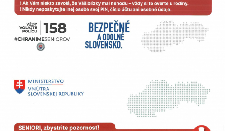 Aktuality / Pozor, nedajte sa okradnúť - foto