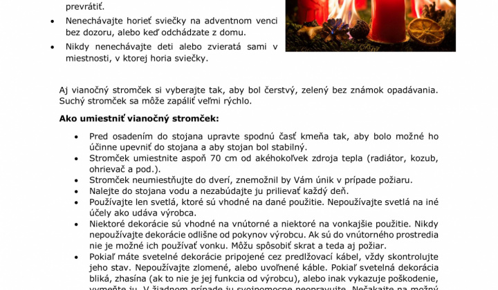 Aktuality / Nech vianočné sviatky prežívame v pokoji - foto