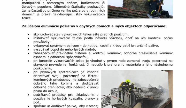 Aktuality / STE PRIPRAVENÍ NA VYKUROVACIU SEZÓNU? - foto