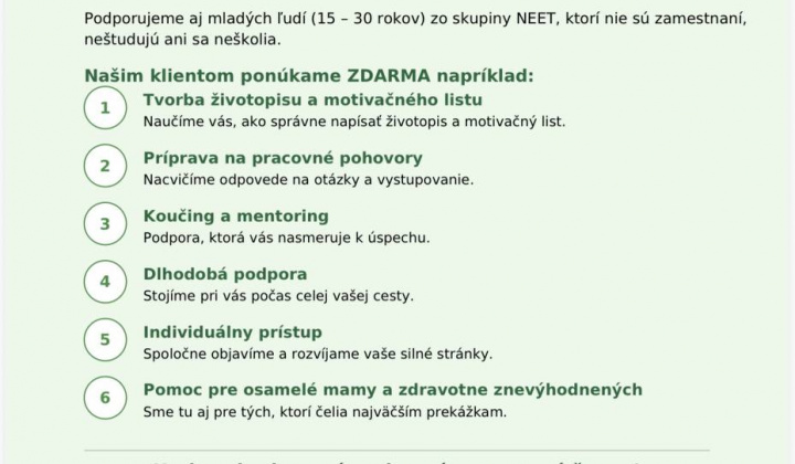 Aktuality / EDU o.z., Pomáhame Vám nájsť prácu - foto