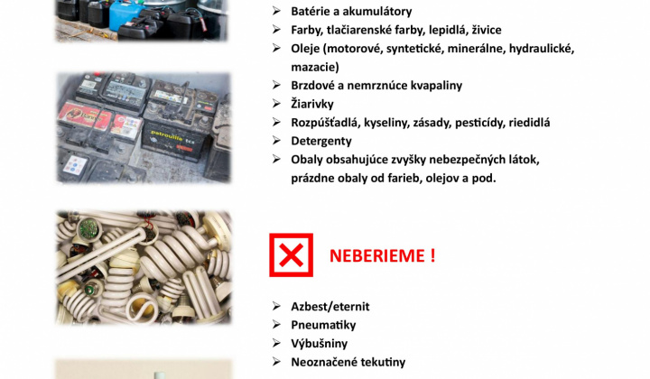 Aktuality / Zber nebezpečného odpadu - foto