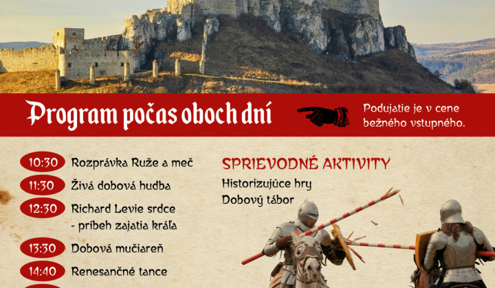 Aktuality / Rytiersky turnaj na Spišskom hrade 08.-09.08.2026 - foto