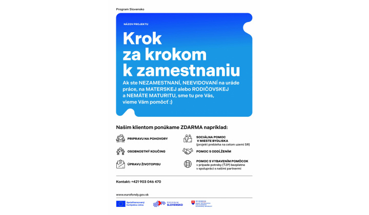 Fotka pre článok Krok za krokom k zamestnaniu