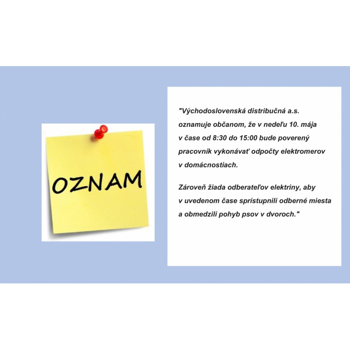Menšia fotka pre článok Odpočet elektriny v domácnostiach, 10.05.2026