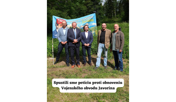 Fotka pre článok Petícia proti obnoveniu Vojenského obvodu Javorina