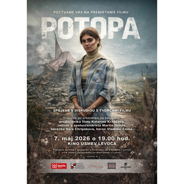 Menšia fotka pre článok premietanie oceňovaného slovenského filmu POTOPA
