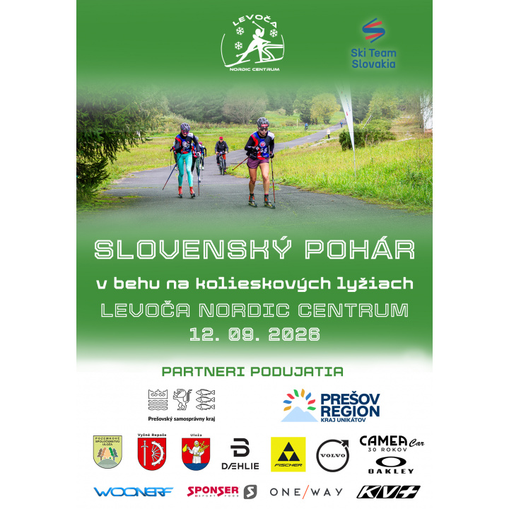 Menšia fotka pre článok Slovenský pohár v behu na koleskových lyžiach na Krúžku 12.09.2026