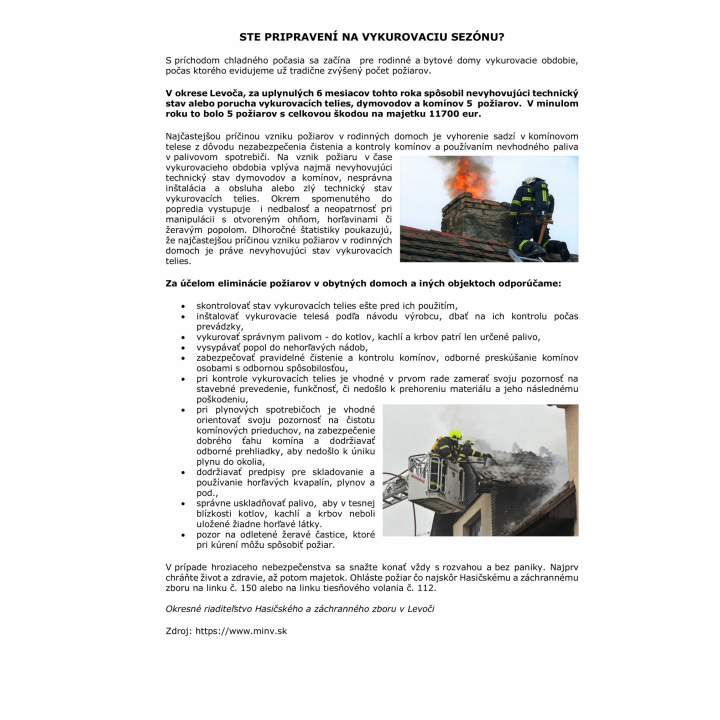 Menšia fotka pre článok STE PRIPRAVENÍ NA VYKUROVACIU SEZÓNU?