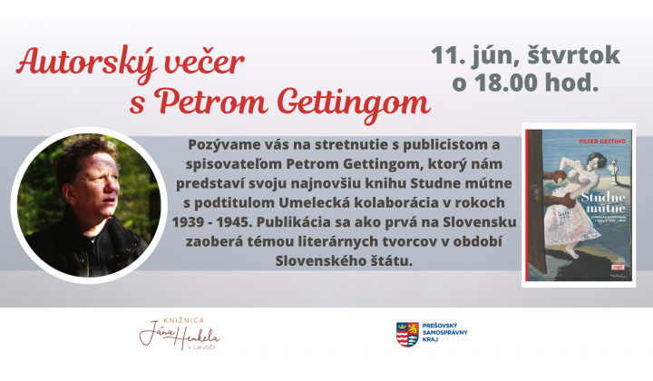 Fotka pre článok Večer s Petrom Gettingom