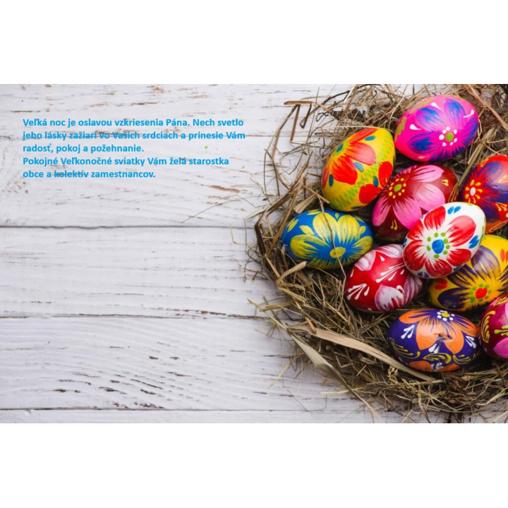 Menšia fotka pre článok Veľkonočné prianie