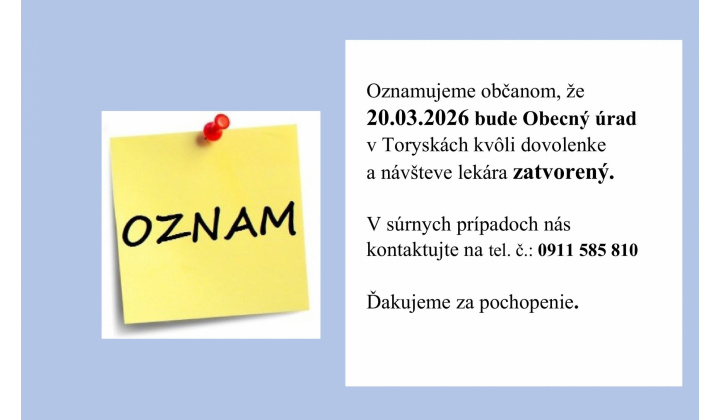 Fotka pre článok Zatvorený úrad