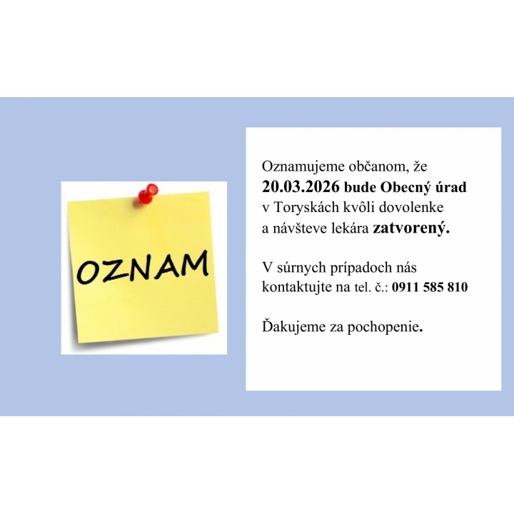 Menšia fotka pre článok Zatvorený úrad