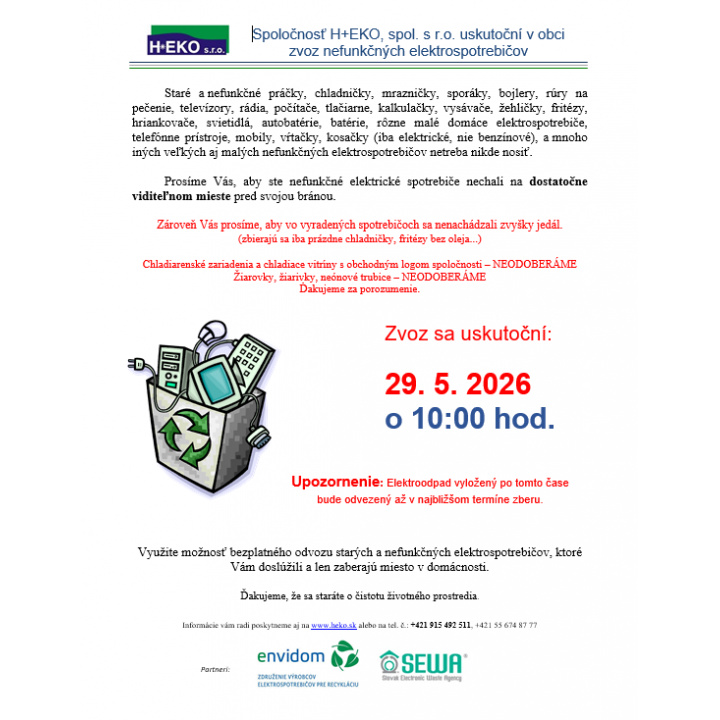 Menšia fotka pre článok Zber elektroodpadu